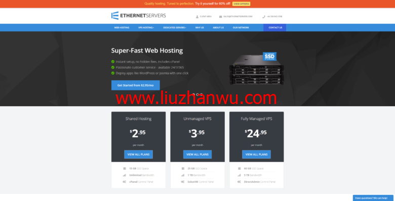 EtherNetservers：美国服务器，可选洛杉矶和新泽西机房，E3/16G/5IP，1Gbps不限流量，$89.95/月起插图