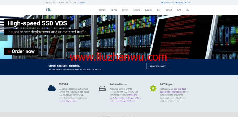 ITLDC：荷兰vps/新加坡vps/洛杉矶vps/德国vps，1核/512MB内存/100GB空间/500GB流量/100Mbps带宽，€6.54/年起-国外主机测评