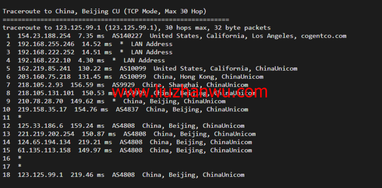 华纳云：美国独立服务器，E5-2660/16G内存/50MCN2+AS9929线路，简单测评插图12