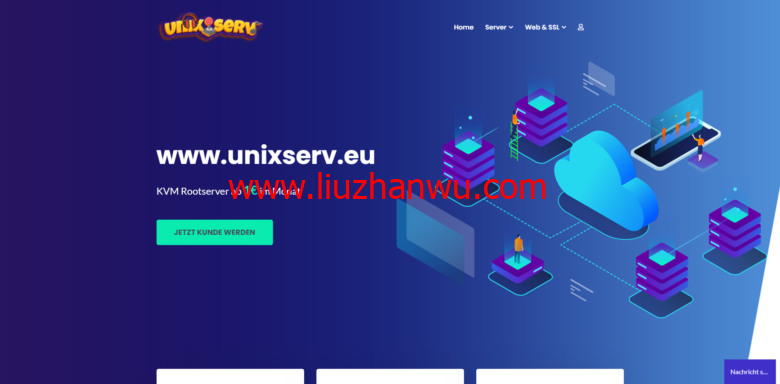 UnixServ：荷兰vps/荷兰独立服务器，AMD Ryzen 9@1核/1GB内存/10GB NVMe空间/不限流量/2Gbps端口，€2/月，AMD Ryzen独立服务器月付€95.00起-国外主机测评