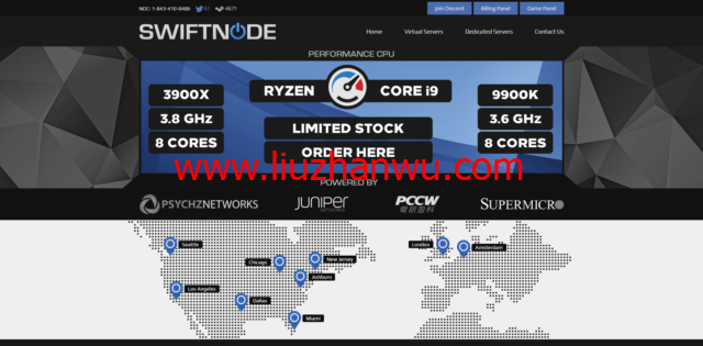 Swiftnode：美国独立服务器，i7-5960X/32GB内存/500GB SSD硬盘/15TB流量/1Gbps带宽，$99/月起-国外主机测评
