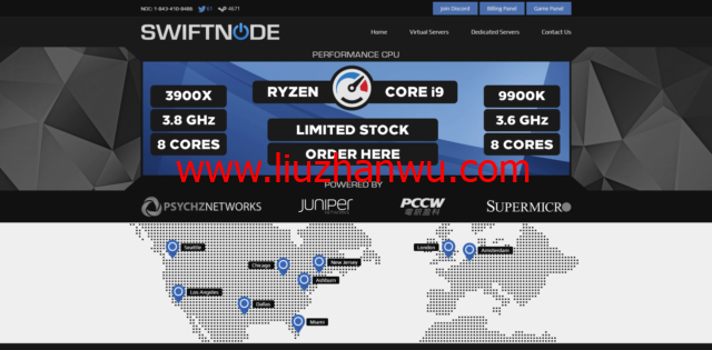 Swiftnode：美国独立服务器，i7-5960X/32GB内存/500GB SSD硬盘/15TB流量/1Gbps带宽，$99/月起插图