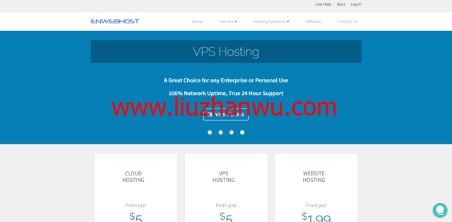 Enwebhost：美国芝加哥便宜VPS，1核1G25GB，1Gbps不限流量，优惠后前三个月$1/月起-国外主机测评