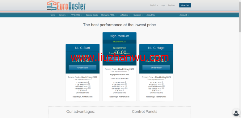 eurohoster：情人节促销，vps服务器40%优惠，独立服务器20%优惠，荷兰机房/保加利亚机房，€3/月起-国外主机测评
