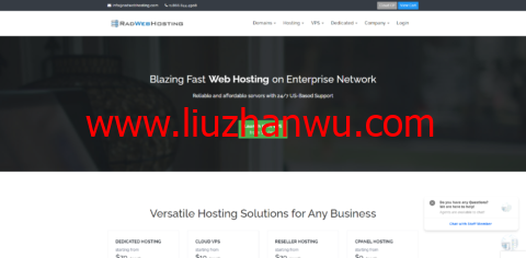 Radwebhosting：全场7.5折优惠，KVM VPS月付$10.50起，独立服务器月付$79.00起插图