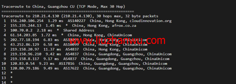 华纳云：香港(独立)服务器（10M带宽cn2），简单测评插图17
