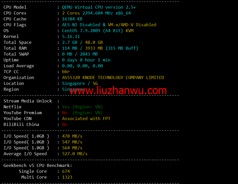 lightnode：越南胡志明VPS，1核/2G内存/50G硬盘/1000GB流量，月付$7.32，解锁流媒体/小时计费，简单测评插图1