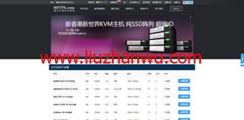 80VPS：年付特价促销，香港vps/日本vps/美国vps/韩国vps/新加坡vps，299元/年起-国外主机测评