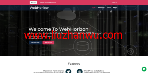 #补货#WebHorizon：香港NAT VPS，1核/256M内存/4GB NVMe硬盘/500G流量/1Gbps端口，$14/2年-国外主机测评