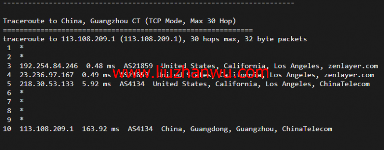 搬瓦工：DC8 ZNET（USCA_8），洛杉矶机房简单测评插图15