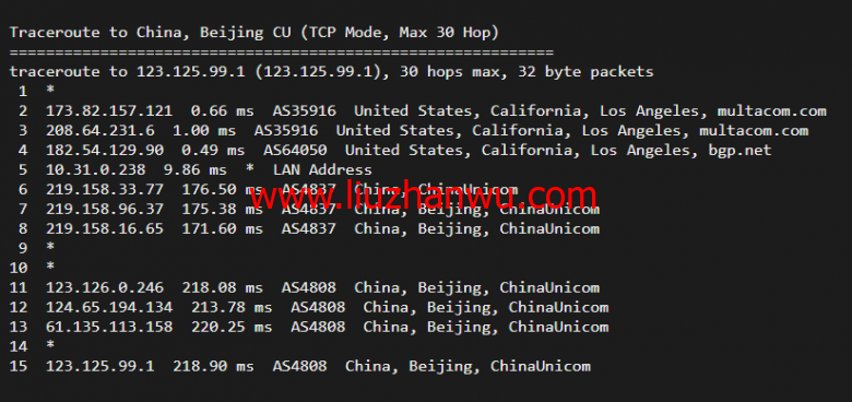 搬瓦工：DC4 MCOM（USCA_4）美国洛杉矶 Multacom 机房直连线路，简单测评插图16