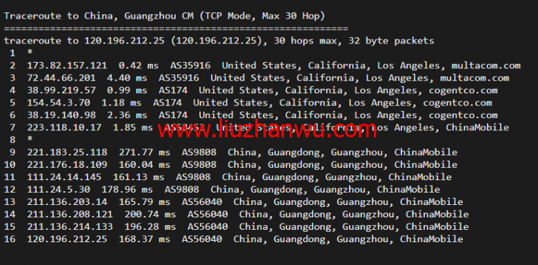 搬瓦工：DC4 MCOM（USCA_4）美国洛杉矶 Multacom 机房直连线路，简单测评插图21