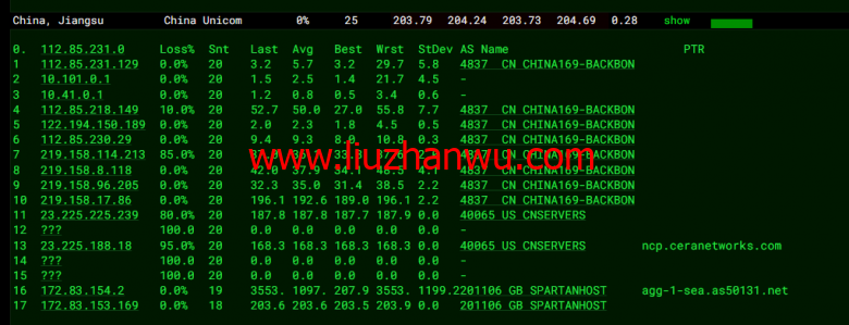 斯巴达(SpartanHost)：西雅图机房高防vps，AMD Ryzen 5950X KVM VPS（电信联通AS4837回程，移动直连），简单测评插图14