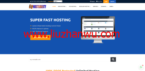 hostsliberty：1核/512MB内存/10GB NVMe硬盘/500G流量/1Gbps端口，$3.99/月起，可选香港/日本/新加坡/美国/欧洲等机房-国外主机测评