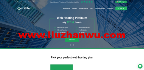 StableHost：首年2折，cPanel建站主机，低至$10.8/年，美国/新加坡等8个机房-国外主机测评