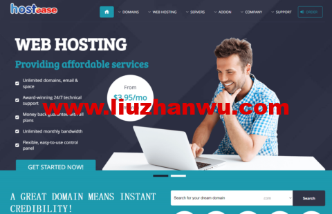 HostEase：香港虚拟主机，支持Linux和Windows系统，$3.95/月起插图