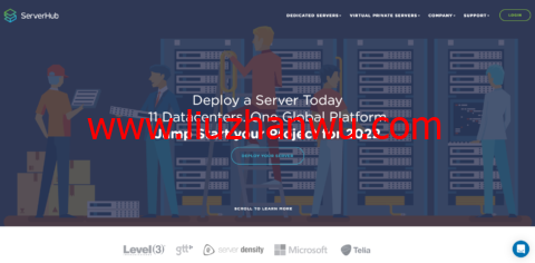ServerHub：美国GPU显卡独立服务器/物理服务器，可选美国/德国/荷兰等机房，2*E5-2637v2/64G，最高40Gbps超大带宽，月付449美元起-国外主机测评