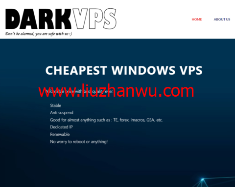 DarkVPS：便宜windows vps，加拿大机房，1核/1GB内存/30GB SSD硬盘/不限流量/100Mbps带宽，$4/月起插图