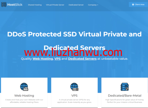 HostSlick：荷兰高防VPS，NVMe+Ryzen 9/双倍流量/DDOS防御，1核/1G内存/20G硬盘/2TB流量/1Gbps带宽，年付€19.99起-国外主机测评