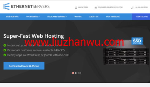 EtherNetservers：美国便宜OpenVZ vps，1核/1G内存/30G硬盘/2TB流量/1Gbps带宽，$12/年起，可选洛杉矶/新泽西机房-国外主机测评