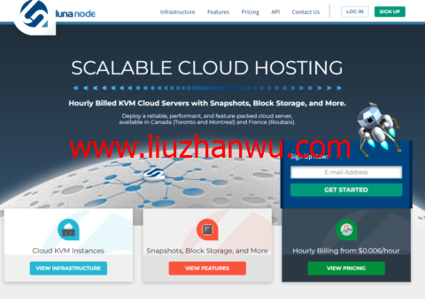 LunaNode：加拿大按时计费vps，1核/1G内存/15G SSD硬盘/1000GB流量/1Gbps带宽，$0.00486/小时起，月付$3.5起-国外主机测评