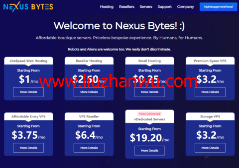 NexusBytes：美国/英国存储型VPS，2核/0.5G内存/500 GB/2500GB流量/1Gbps带宽，$3.20/月起-国外主机测评