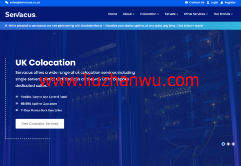 #黑五#Servacus：英国vps，1核/1GB内存/10GB SSD/不限流量/1Gbps带宽，£14/年插图