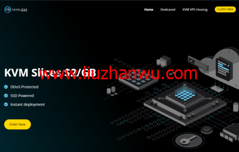 #黑五#LevelOneServers：美国达拉斯机房vps，6.5折优惠，1核/2GB内存/64GB SSD/1TB流量/1Gbps带宽，$2.6/月起-国外主机测评