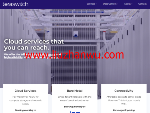 TeraSwitch：美国华盛顿机房vps，1核@AMD EPYC/1GB内存/20GB/10TB流量/1Gbps带宽，$4/月起，按小时付费，随时更换IP-国外主机测评