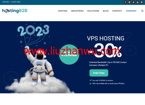 Hosting B2B：塞浦路斯/马耳他vps，1核/512MB内存/32GB SSD/1TB流量/1Gbps带宽，€11.25/月-国外主机测评