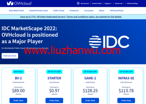 OVHcloud US：美国便宜VPS，1核2G内存20GB SSD，100Mbps不限流量，月付低至0.97美元插图