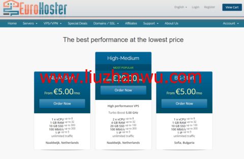 eurohoster：荷兰机房独立服务器，2*E5-2620v4/32GB内存/1TB HDD/100TB流量/1Gbps带宽，€74.54/月-国外主机测评