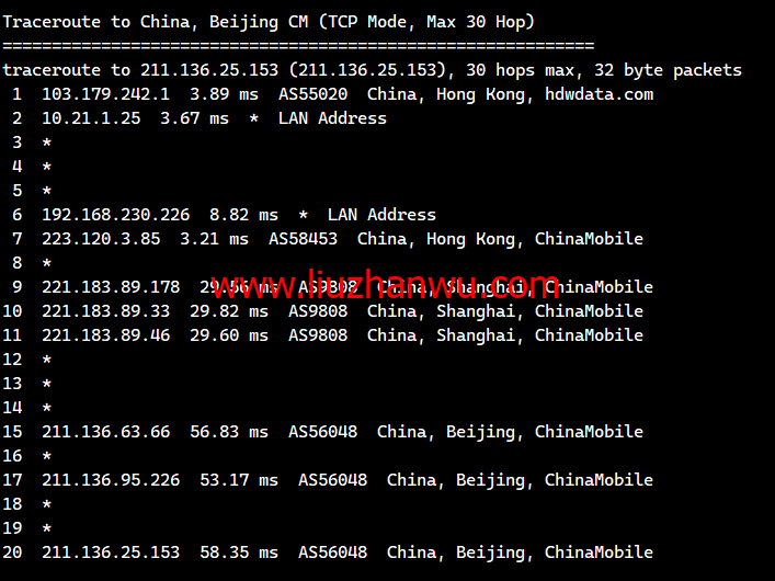 白源云：香港建站vps，双程cn2 gia，2核/2G/60GB SSD/不限流量/2Mbps带宽，158元/月起，附简单测评插图22