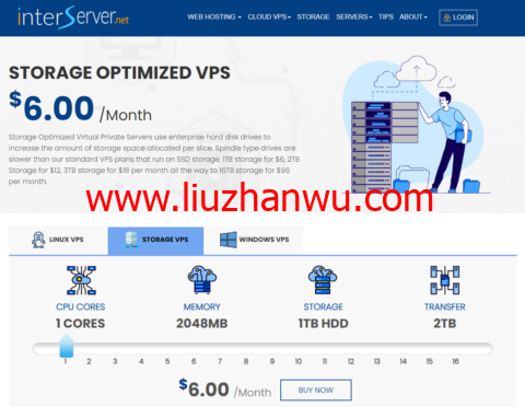 InterServer：美国Linux KVM VPS/Windows VPS和大硬盘存储VPS全线五折优惠，可选新泽西和洛杉矶，月付3美元起插图