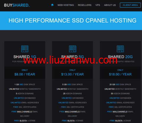 BuyShared：拉斯维加斯/卢森堡cPanel共享主机、DirectAdmin经销商主机，1GB空间，不限流量，年付8美元起-国外主机测评