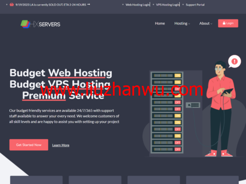 HXServers：美国vps，2核/1GB内存/60G NVMe/2Gbps不限流量，$3/月，可选洛杉矶/凤凰城机房-国外主机测评