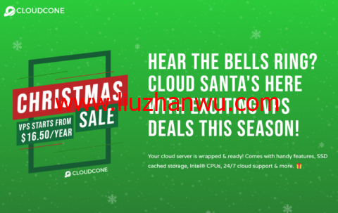 #圣诞节促销#cloudcone：美国便宜VPS，2核/1G内存/50G硬盘/3000G流量/1Gbs带宽，$16.5/年插图