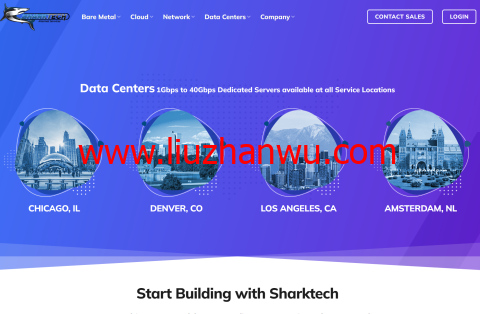 Sharktech：洛杉矶/丹佛/芝加哥/荷兰机房高防服务器1Gbps不限流量$79/月起，10Gbps不限流量$399/月起-国外主机测评