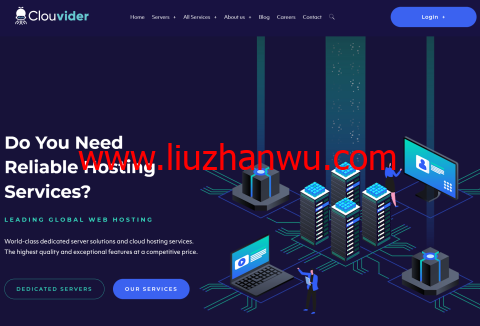 Clouvider：便宜vps，1核/2GB/50GB/5TB@10Gbps带宽，£3.15/月，8个机房可选插图