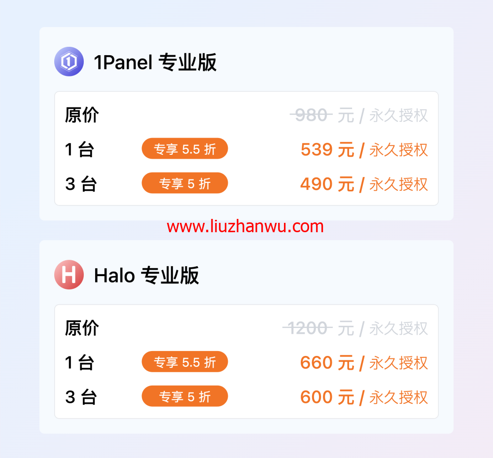 #618大促#最后一天|凌霞软件旗下新一代服务器面板 1Panel：永久授权 539元起，10台4900元，即买即赠SSL证书插图1