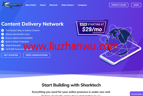 Sharktech：高防VPS年付29.7美元起，可选洛杉矶/拉斯维加斯/丹佛等5个机房-国外主机测评