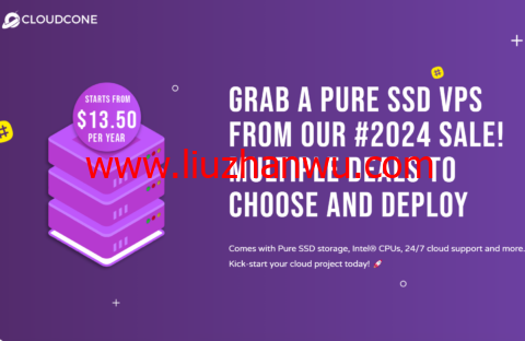 CloudCone：洛杉矶机房，2核/1GB/15G SSD/3TB@1Gbps，$13.5/年-国外主机测评