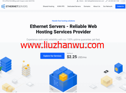 EtherNetservers：AMD EPYC@1核/1GB/55G SSD/2TB@10Gbps带宽，$3/月，可选洛杉矶/新泽西/德国机房-国外主机测评