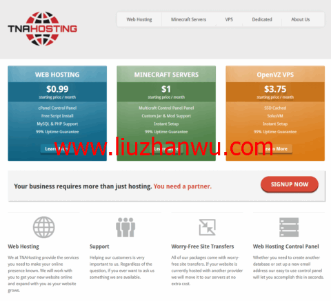 TNAHosting:芝加哥vps,2核/1GB/30GB SSD/15TB@1Gbps带宽,$16/年-国外主机测评